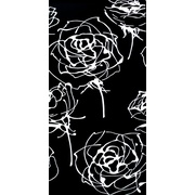 Панно Halcon Ceramicas Blancos Roses Panno Negro
