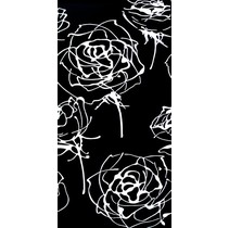 Halcon Ceramicas Blancos Roses Panno Negro