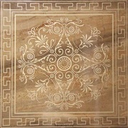 Декор Halcon Ceramicas Botticino Crema Marron Roseton Paradiso