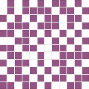 Мозаика Halcon Ceramicas Diamante Mosaico Organza Blanco-Lila