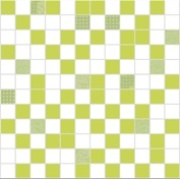Мозаика Halcon Ceramicas Diamante Organza Mosaico Diamante Contin Pistacho