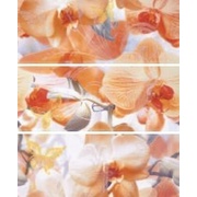 Декор Halcon Ceramicas Orquideas Amarillo-Naranja Colours Amarillo-Naranja