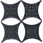 Вставка Hispania Core Estrella Set Core Negro (4pzs)