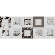 Настенная плитка Ibero Black & White Décor Bella (2 из 3, 3 вида без выбора)