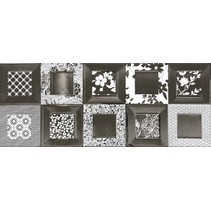 Ibero Black & White Décor Bella Silver