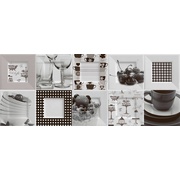 Настенная плитка Ibero Black & White Décor Buffet (3 из 3, 3 вида без выбора)