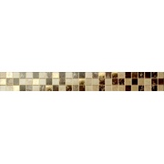 Бордюр Impronta italgraniti I Marmi Di Impronta MI1865 Listello Mosaico Dark Imperador