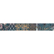 Бордюр Impronta italgraniti Shine Batik Turchese List.A