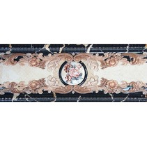 Infinity Ceramic Tiles Castello Di Mare Central Cenefa Black