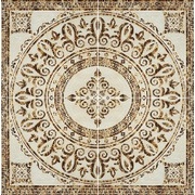 Декор Infinity Ceramic Tiles Castello Tramonte Roseton Beige
