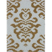 Infinity Ceramic Tiles Mosaicos Damasco Mosaico Oro-Bianco