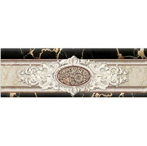 Infinity Ceramic Tiles Portoro Marmol Cenefa