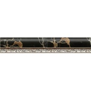 Бордюр Infinity Ceramic Tiles Portoro Marmol Moldura