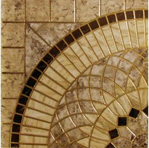 Infinity Ceramic Tiles Rimini Roseton Beige