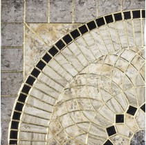 Infinity Ceramic Tiles Rimini Roseton Gris