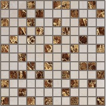 Infinity Ceramic Tiles Savanna Marmol Aries Savanna Emperador Mosaico