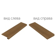 Угловая ступень Italon Element Mogano левая/правая