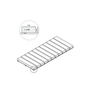 Напольная плитка Italon Magnetique Mineral white решетка стрим 20