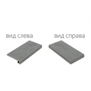 Угловая ступень Italon Materia Carbonio правая patt.