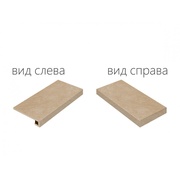 Угловая ступень Italon Materia Helio правая nat.