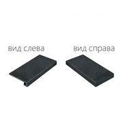 Угловая ступень Italon Materia Titanio правая patt.-2