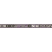 Бордюр Keraben Velvet Listelo Patchwork Grafito