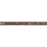 Бордюр Keraben Velvet Listelo Patchwork Marron