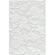Настенная плитка Kerama Marazzi Аджанта 8216 Цветы Белый матовая