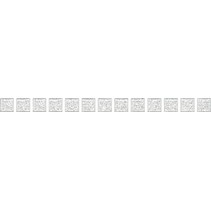Kerama Marazzi Бордюры "Карандаш" POF001 Бисер белый серебро