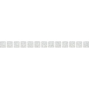 Карандаш Kerama Marazzi Бордюры "Карандаш" POF001 Бисер белый серебро