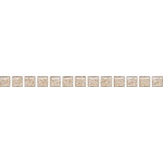 Карандаш Kerama Marazzi Бордюры "Карандаш" POF002 Бисер Белый Золото-2