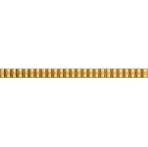 Kerama Marazzi Бордюры "Карандаш" POE002 Бисер золото