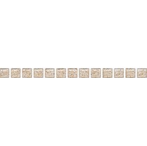 Kerama Marazzi Бордюры "Карандаш" POF002 Бисер белый золото
