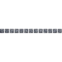 Kerama Marazzi Бордюры "Карандаш" POF003 Бисер черный серебро