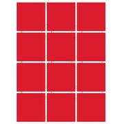 Настенная плитка Kerama Marazzi Британия 1150 Конфетти алый блестящий, полотно 30х40 из 12 частей 9,9х9,9 Глянцевая