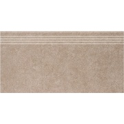 Ступень Kerama Marazzi Фьорд DP603900R\GR Светло-табачный Обрезной