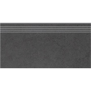 Ступень Kerama Marazzi Фьорд DP603400R\GR Чёрный Обрезной