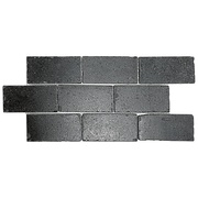 Бордюр Kerama Marazzi Фьорд BR008 Черный мозаичный Неполированная