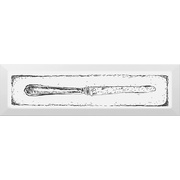 Декор Kerama Marazzi Гамма NT\B25\2882 Нож Чёрный