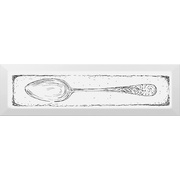 Декор Kerama Marazzi Гамма NT\B51\2882 Ложка Чёрный