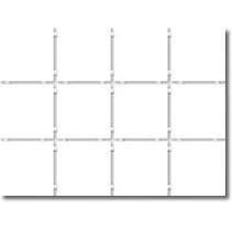 Kerama Marazzi Итон 1230T Конфетти белый, полотно 30х40 из 12 частей