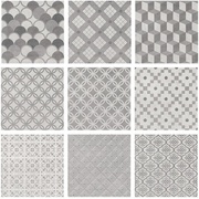 Напольная плитка Kerama Marazzi Карнаби-стрит 1576N Орнамент Серый