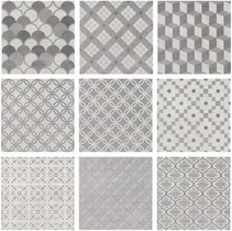 Kerama Marazzi Карнаби-стрит 1576T Орнамент Серый