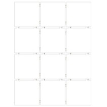 Kerama Marazzi Конфетти 1146T Белый блестящий, полотно 30х40 из 12 часте