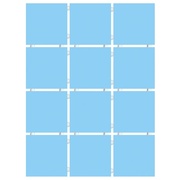 Настенная плитка Kerama Marazzi Конфетти 1147T голубой блестящий, полотно 30х40 из 12 частей 9,9х9,9 Глянцевая
