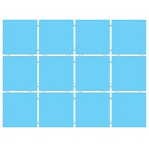 Kerama Marazzi Конфетти 1211T Конфетти голубой, полотно 30х40 из 12 частей