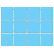 Настенная плитка Kerama Marazzi Конфетти 1211T Конфетти голубой, полотно 30х40 из 12 частей