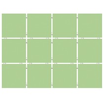 Kerama Marazzi Конфетти 1214 Конфетти зеленый, полотно 30х40 из 12 частей 9,9х9,9 Матовая