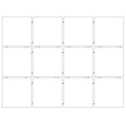 Настенная плитка Kerama Marazzi Конфетти 1230T Белый, Полотно 30х40 из 12 частей 9,9х9,9 Матовая