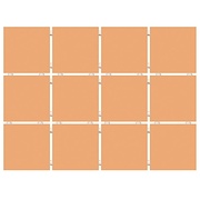 Настенная плитка Kerama Marazzi Конфетти 1231 Оранжевый Матовая